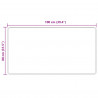 Biegacz dywanowy MARSA Kremowy 100 x 80 cm Poliester i PVC
