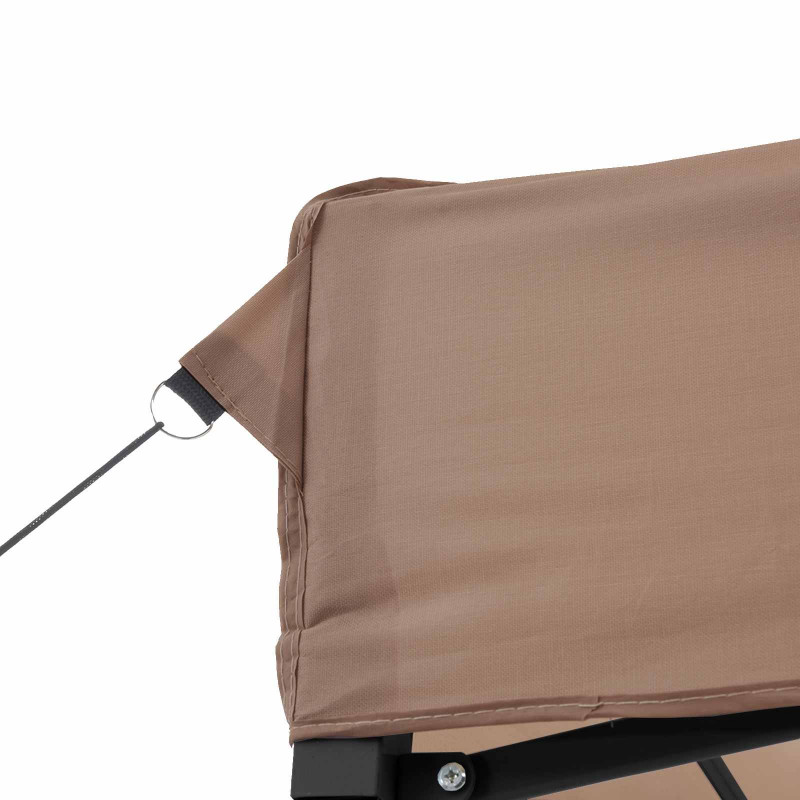 Namiot Imprezowy Brązowy 279 x 410 x 315 cm Materiał Oxford