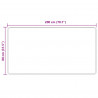 Biegacz dywanowy MARSA Kremowy 200 x 80 cm Poliester i PVC