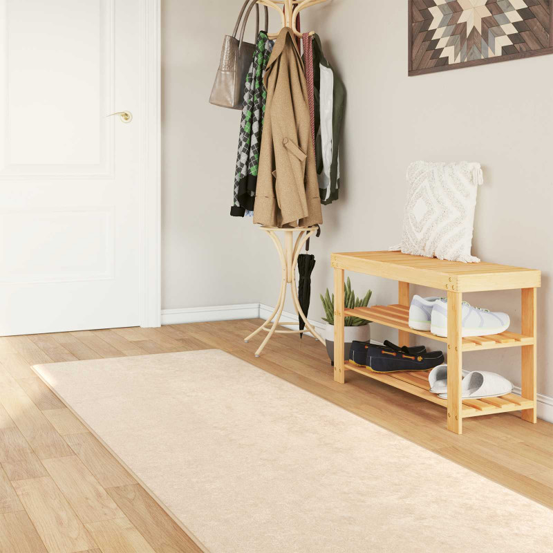 Biegacz dywanowy MARSA Kremowy 250 x 80 cm Poliester i PVC