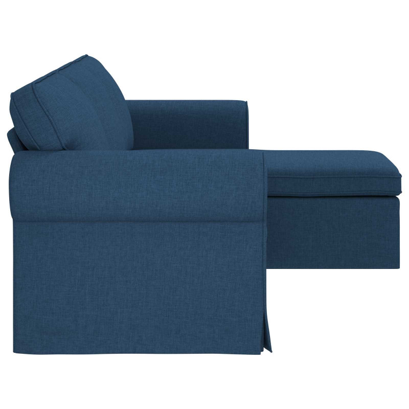 Sofa Niebieski 215 x 138 x 80 cm tkanina