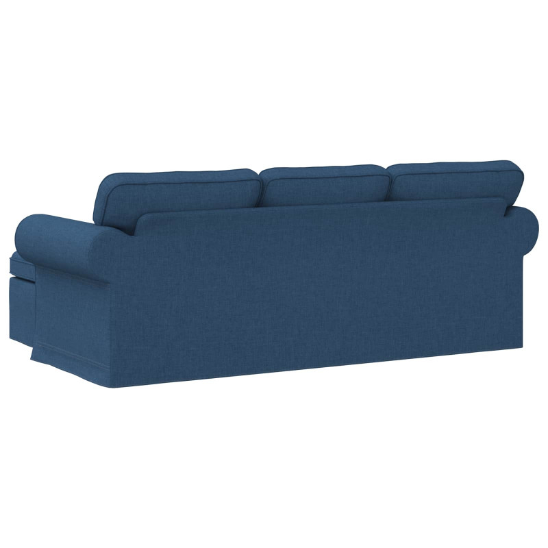Sofa Niebieski 215 x 138 x 80 cm tkanina