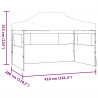 Namiot Imprezowy Niebieski 280 x 410 x 315 cm Materiał Oxford