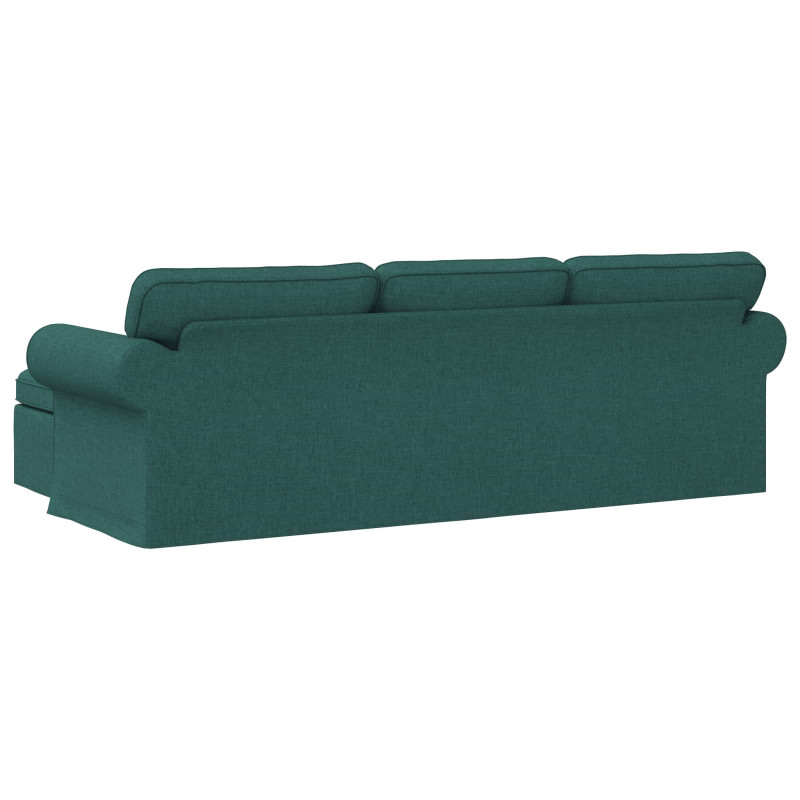 Sofa Ciemna zieleń 215 x 138 x 80 cm tkanina