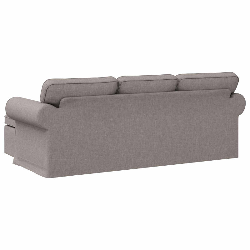 Sofa Ciemnoszary 215 x 138 x 80 cm tkanina