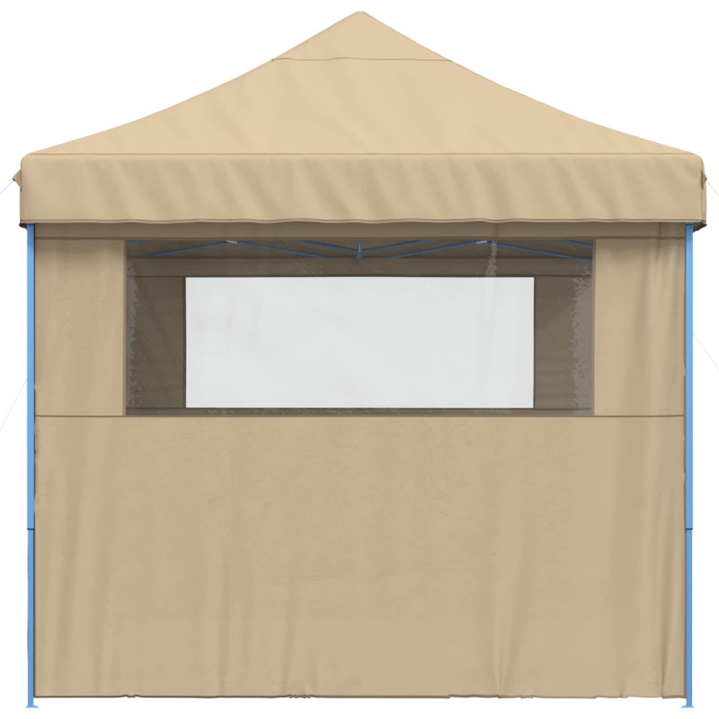 Namiot Imprezowy Beżowy 279 x 410 x 315 cm Materiał Oxford
