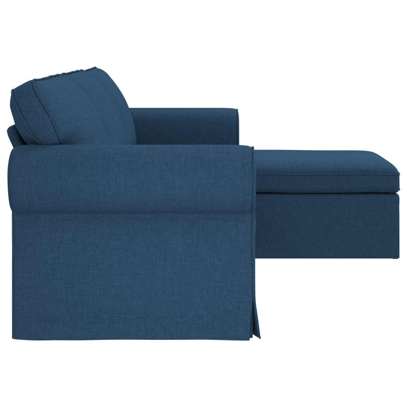 Sofa Niebieski 215 x 138 x 80 cm tkanina
