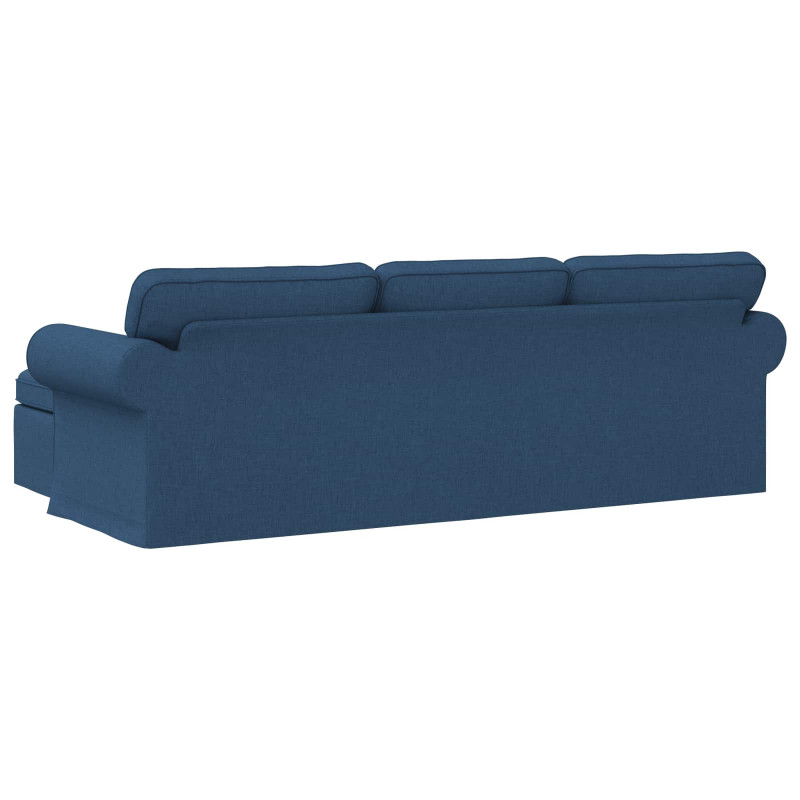 Sofa Niebieski 215 x 138 x 80 cm tkanina