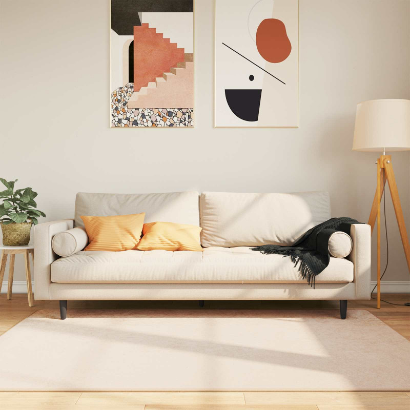 Biegacz dywanowy MARSA Kremowy 170 x 120 cm Poliester i PVC