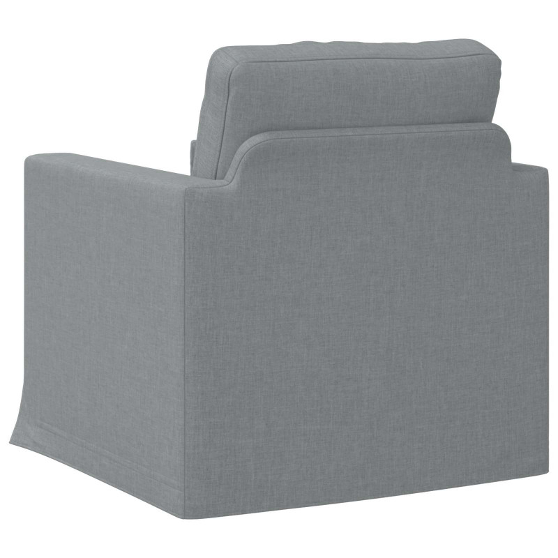 Sofa Jasnoszary 78 x 78 x 80 cm tkanina