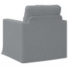 Sofa Jasnoszary 78 x 78 x 80 cm tkanina