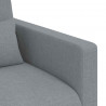 Sofa Jasnoszary 78 x 78 x 80 cm tkanina