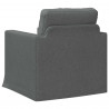 Sofa Ciemnoszary 78 x 78 x 80 cm tkanina