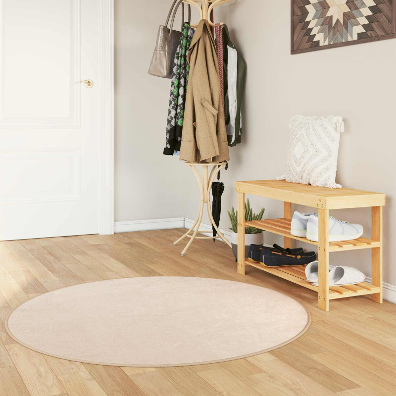 Biegacz dywanowy MARSA Kremowy Ø 120 cm Poliester i PVC