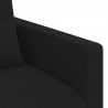 Sofa Czarny 78 x 78 x 80 cm tkanina