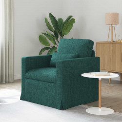 Sofa Ciemna zieleń 78 x 78 x 80 cm tkanina