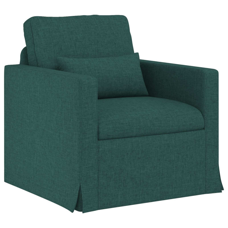Sofa Ciemna zieleń 78 x 78 x 80 cm tkanina