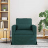 Sofa Ciemna zieleń 78 x 78 x 80 cm tkanina
