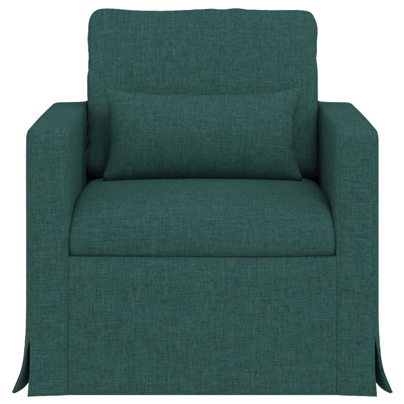 Sofa Ciemna zieleń 78 x 78 x 80 cm tkanina