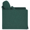 Sofa Ciemna zieleń 78 x 78 x 80 cm tkanina