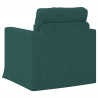 Sofa Ciemna zieleń 78 x 78 x 80 cm tkanina