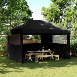 Namiot Imprezowy Czarny 279 x 410 x 315 cm Materiał Oxford