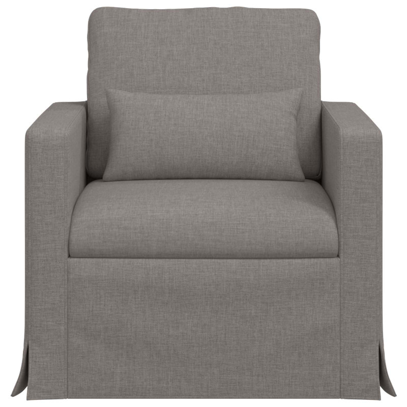 Sofa Ciemnoszary 78 x 78 x 80 cm tkanina