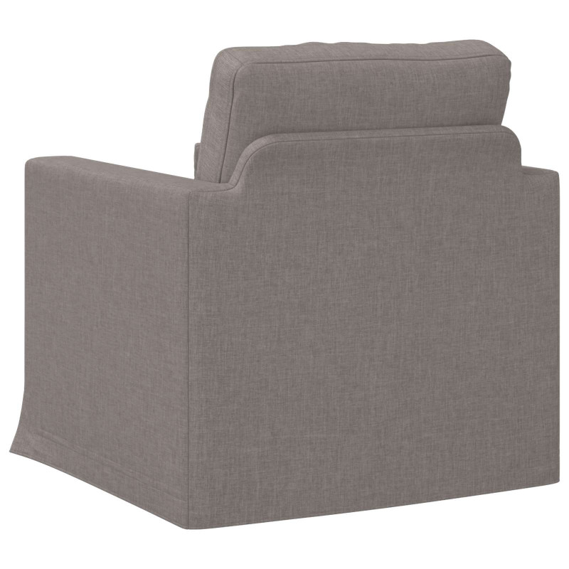 Sofa Ciemnoszary 78 x 78 x 80 cm tkanina
