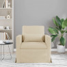 Sofa Kremowy 78 x 78 x 80 cm tkanina