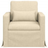 Sofa Kremowy 78 x 78 x 80 cm tkanina