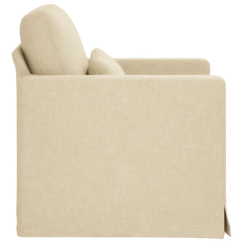 Sofa Kremowy 78 x 78 x 80 cm tkanina