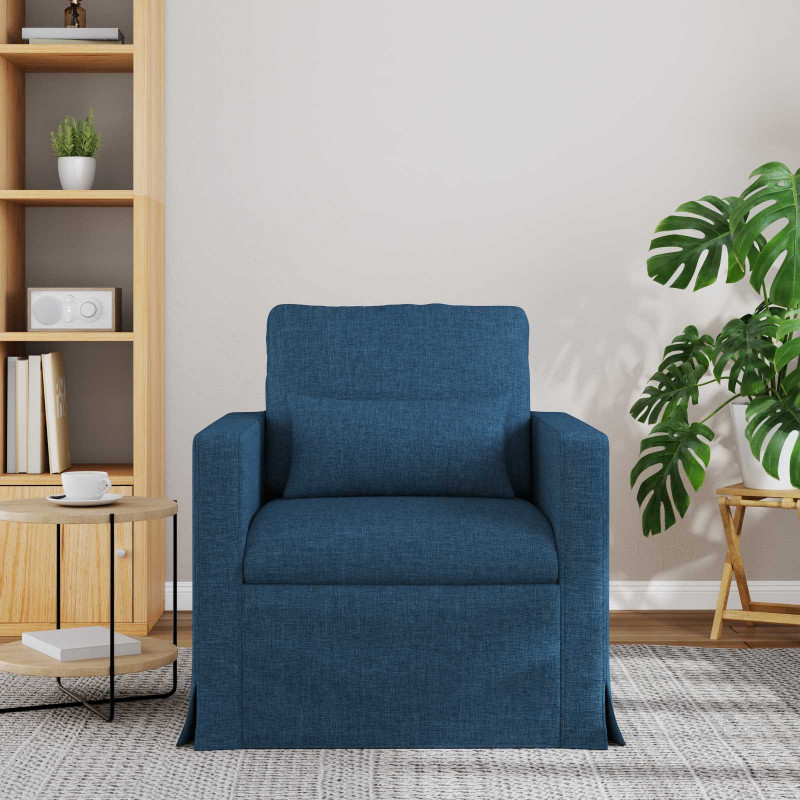 Sofa Niebieski 78 x 78 x 80 cm tkanina