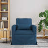 Sofa Niebieski 78 x 78 x 80 cm tkanina