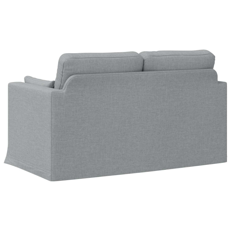 Sofa Jasnoszary 139 x 78 x 80 cm tkanina