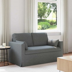 Sofa Ciemnoszary 139 x 78 x 80 cm tkanina