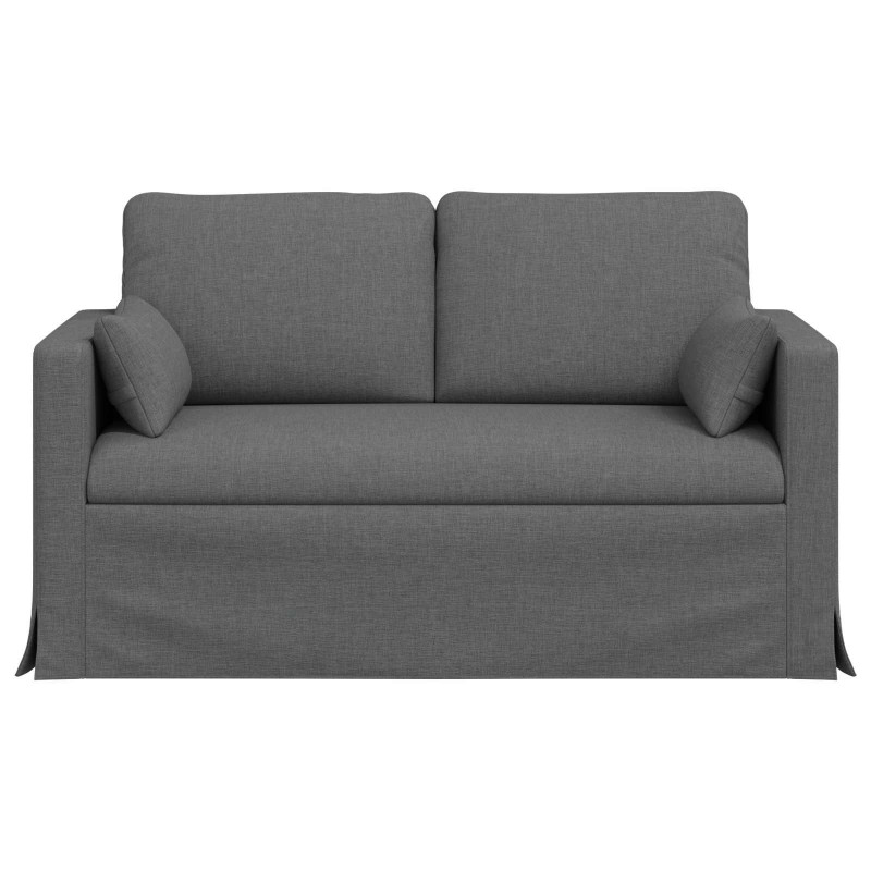 Sofa Ciemnoszary 139 x 78 x 80 cm tkanina