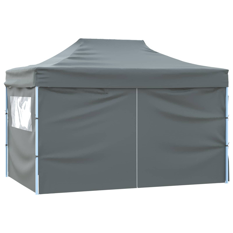 Namiot Imprezowy Antracyt 280 x 410 x 315 cm Materiał Oxford