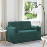 Sofa Ciemna zieleń 139 x 78 x 80 cm tkanina