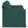 Sofa Ciemna zieleń 139 x 78 x 80 cm tkanina