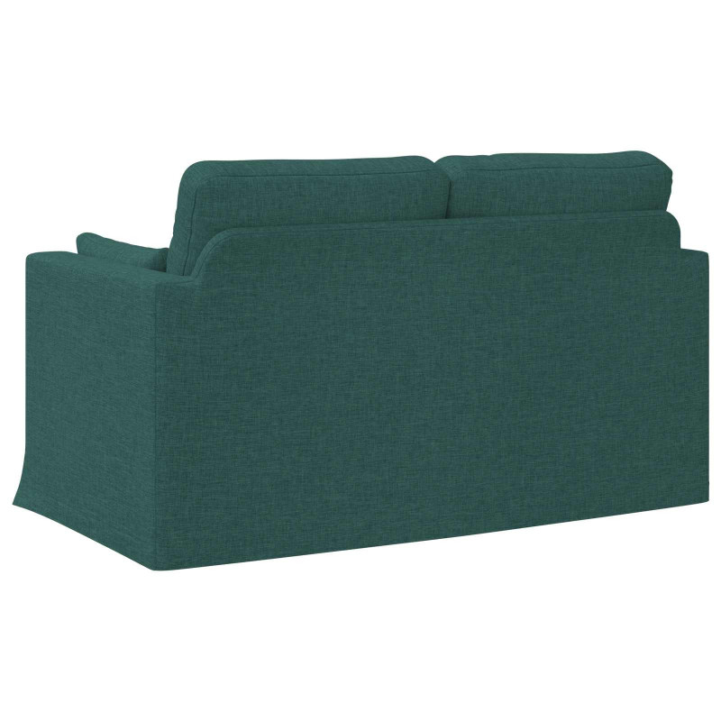 Sofa Ciemna zieleń 139 x 78 x 80 cm tkanina