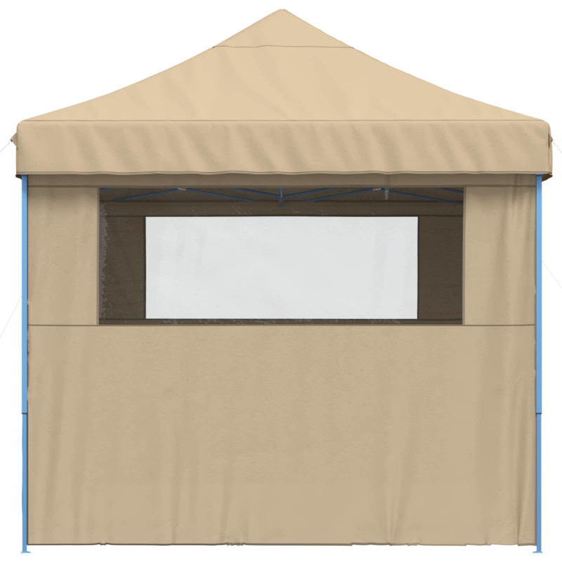 Namiot Imprezowy Beżowy 279 x 410 x 315 cm Materiał Oxford