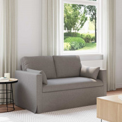 Sofa Ciemnoszary 139 x 78 x 80 cm tkanina