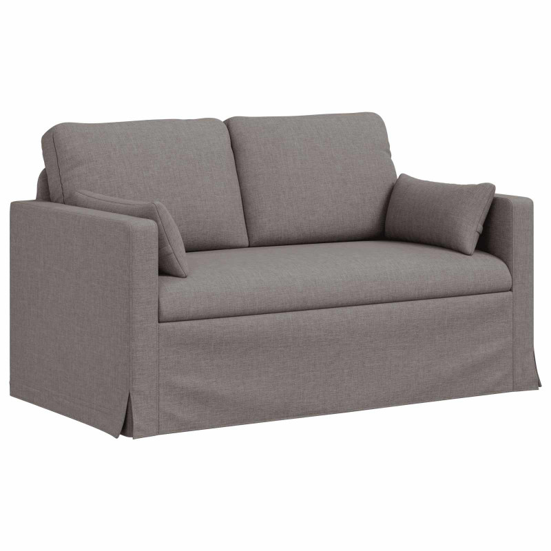 Sofa Ciemnoszary 139 x 78 x 80 cm tkanina