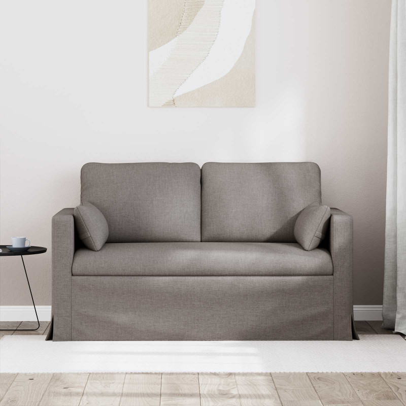 Sofa Ciemnoszary 139 x 78 x 80 cm tkanina