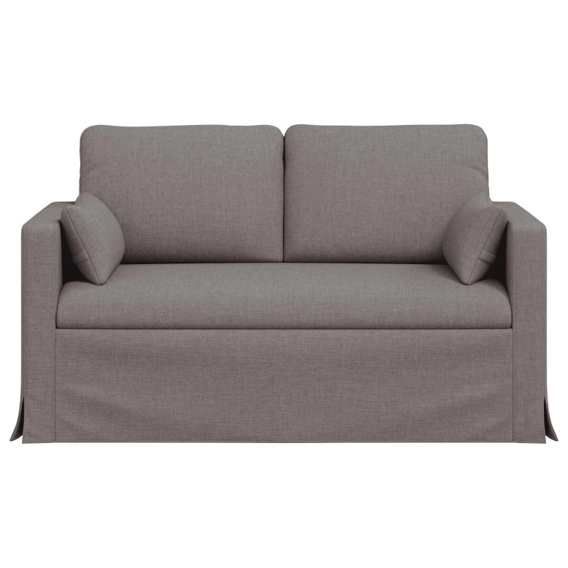 Sofa Ciemnoszary 139 x 78 x 80 cm tkanina