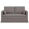 Sofa Ciemnoszary 139 x 78 x 80 cm tkanina