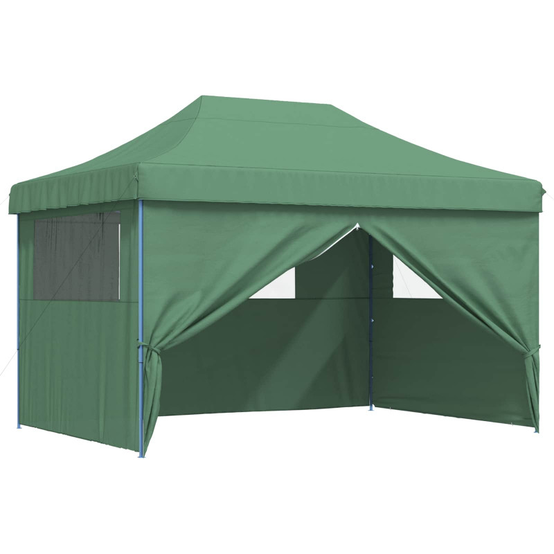Namiot Imprezowy Zielony 279 x 410 x 315 cm Materiał Oxford