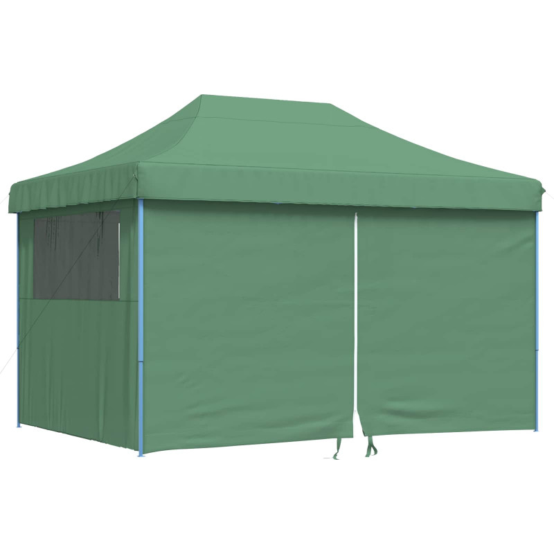 Namiot Imprezowy Zielony 279 x 410 x 315 cm Materiał Oxford