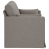 Sofa Ciemnoszary 139 x 78 x 80 cm tkanina