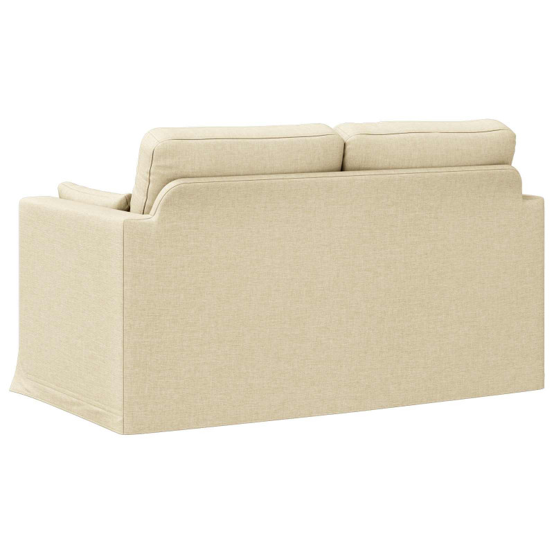 Sofa Kremowy 139 x 78 x 80 cm tkanina